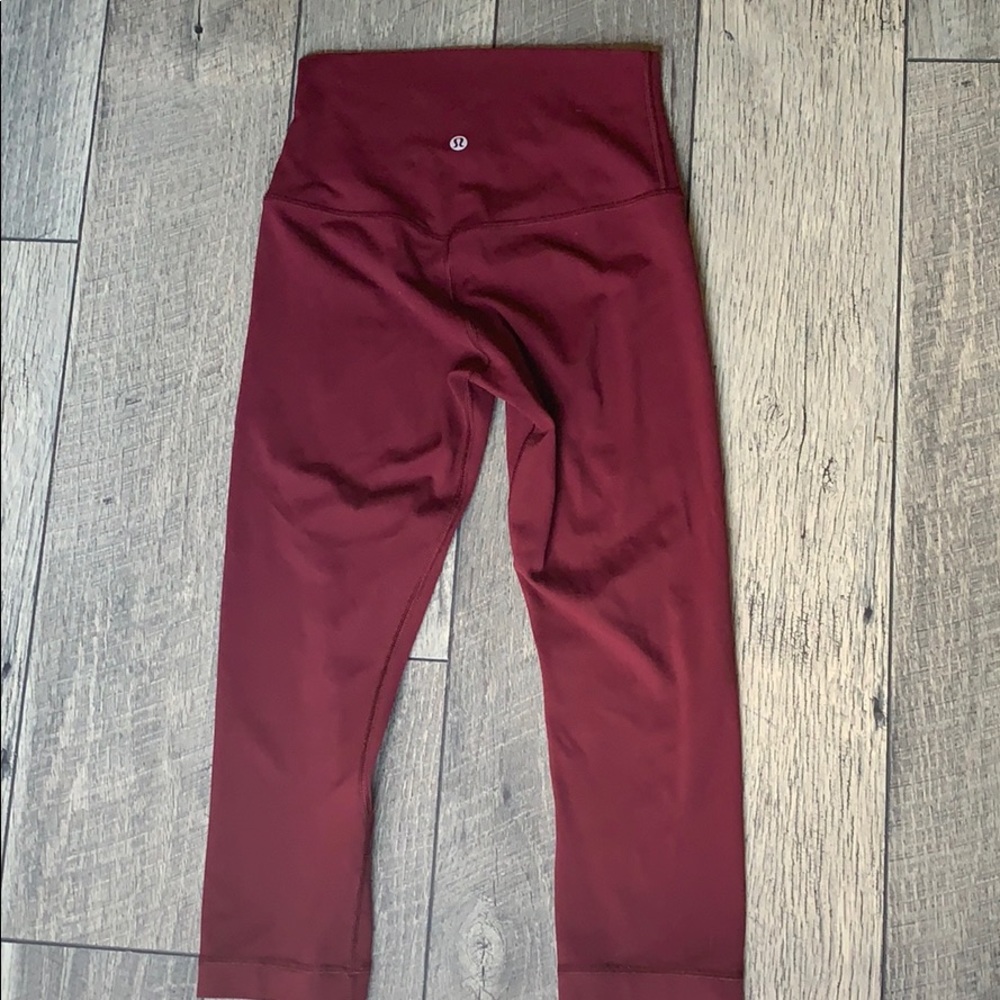 Lululemon Align crop pants.